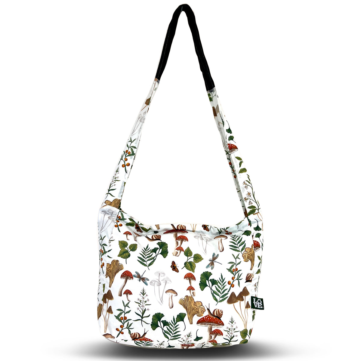 Crossbody Stash It Tote Bag - Shroom Garden