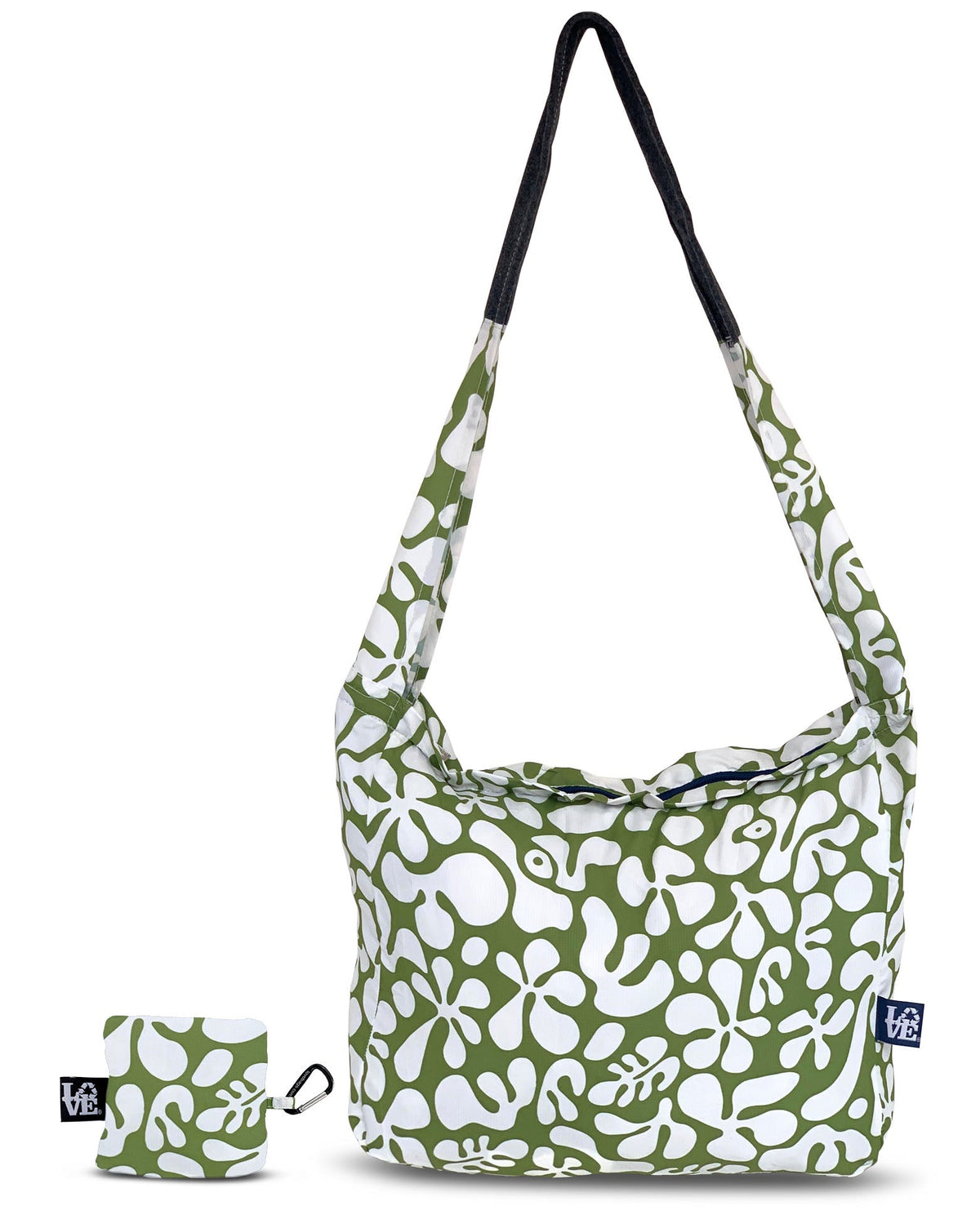 Crossbody Stash It Tote Bag - Groovy Love