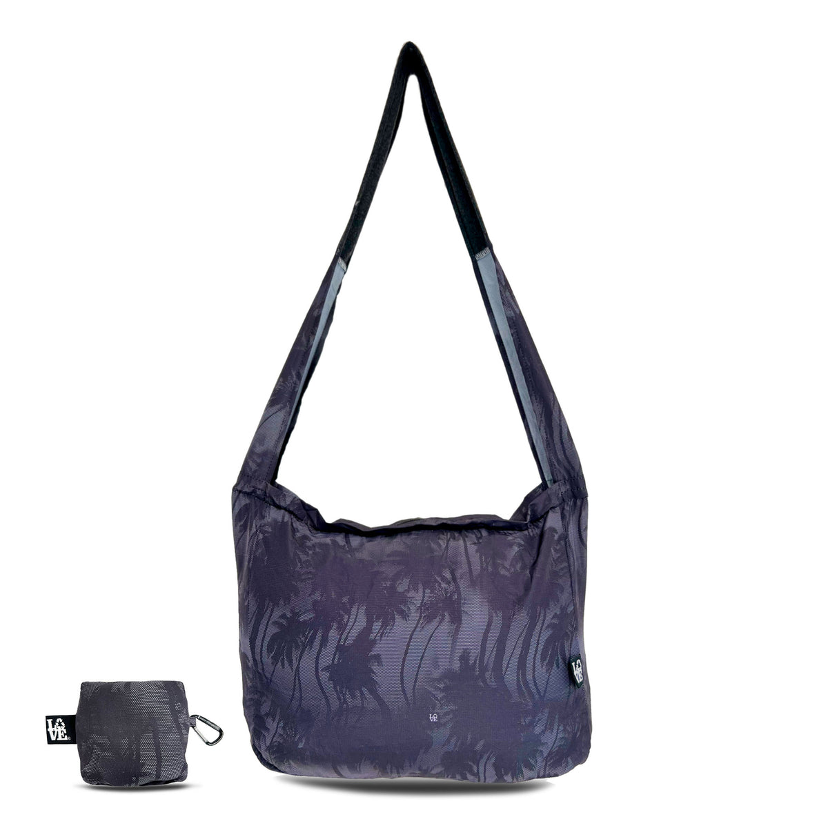 Crossbody Stash It Tote Bag - Midnight in Hollywood (shorter 37" strap)