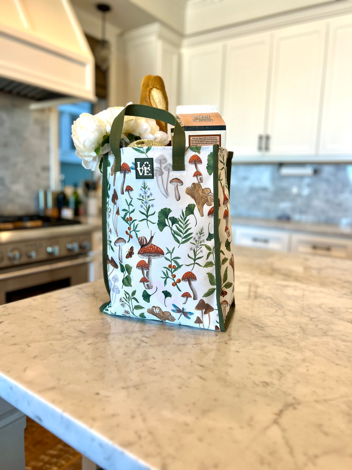 Love Sack Grocery Bag - Shroom Garden