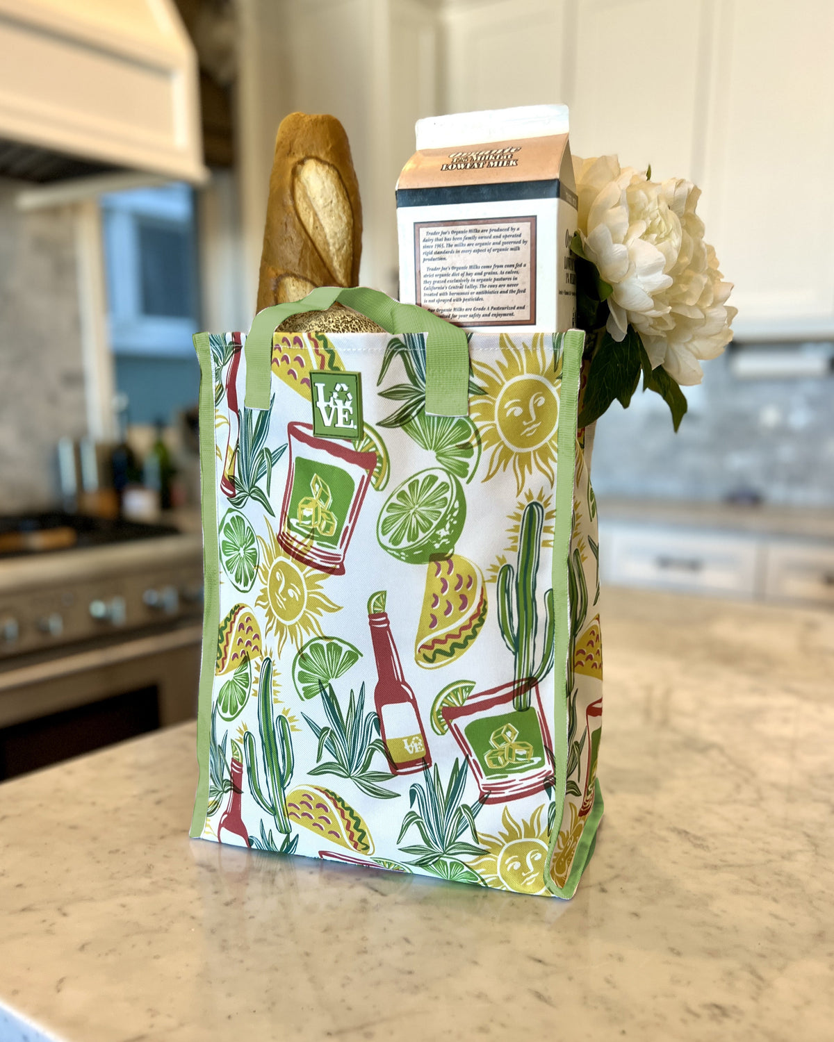 LOVE Sack Grocery Bag — Fiesta Time