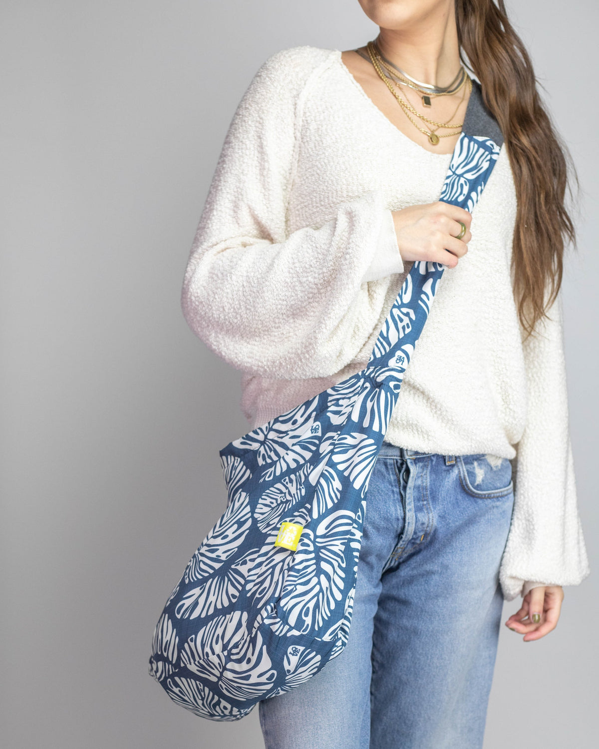 Crossbody Stash It Tote Bag - Turtle Bay