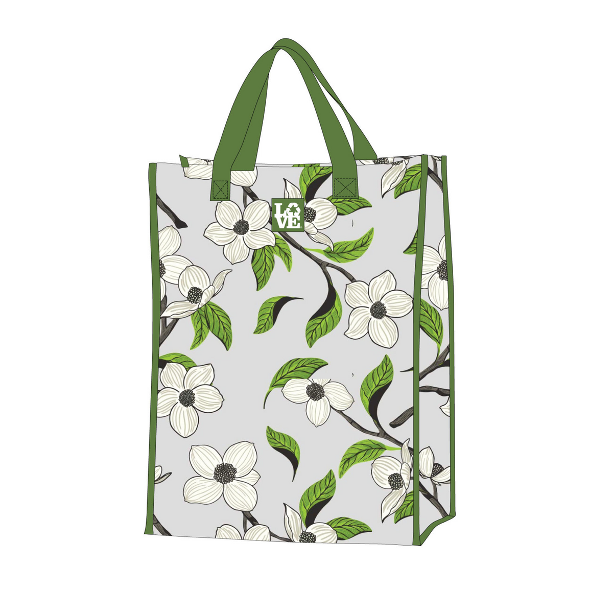 Love Sack Grocery Bag - Dogwood