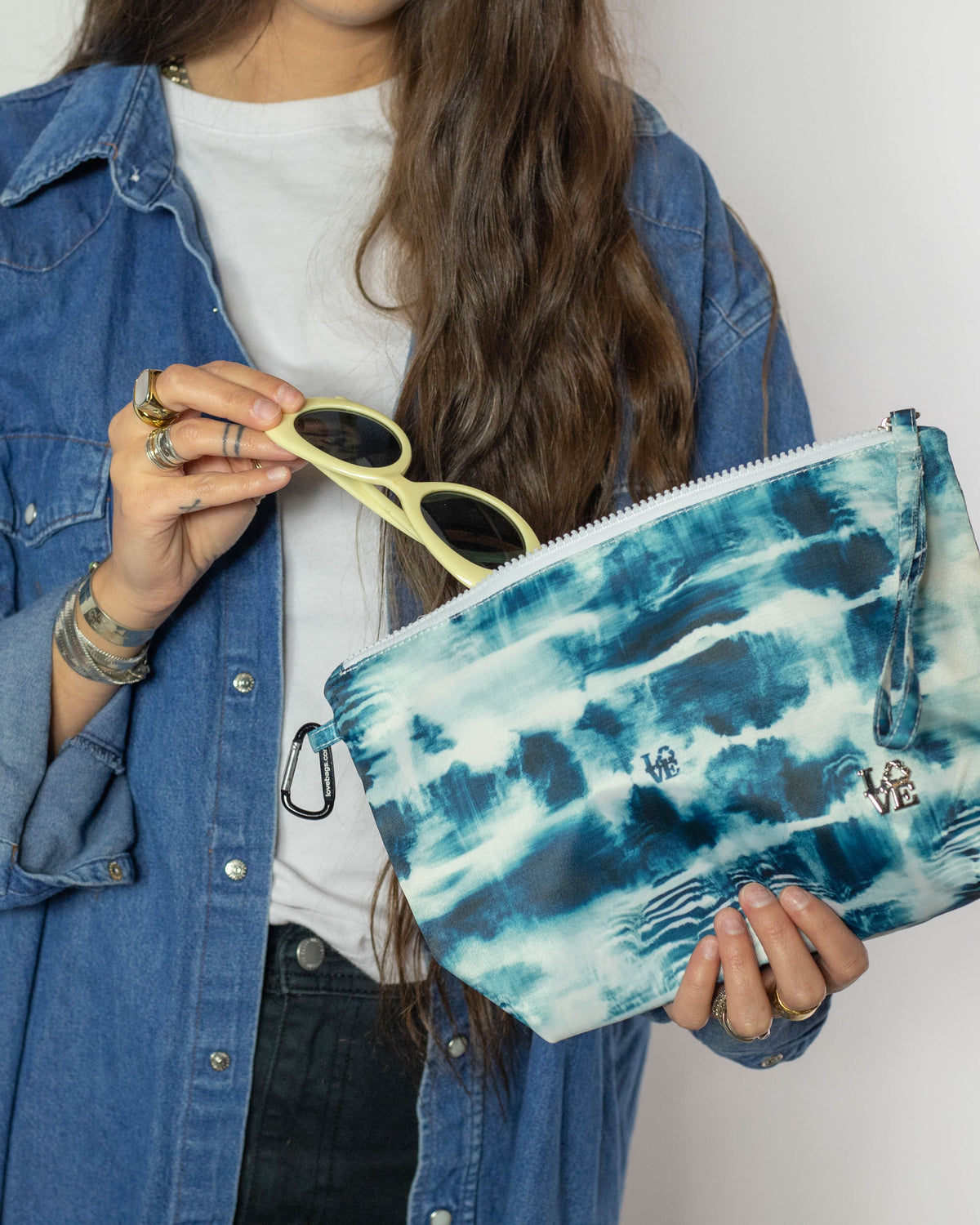 POOL PARTY Water Resistant Pouch — Ocean Tyde
