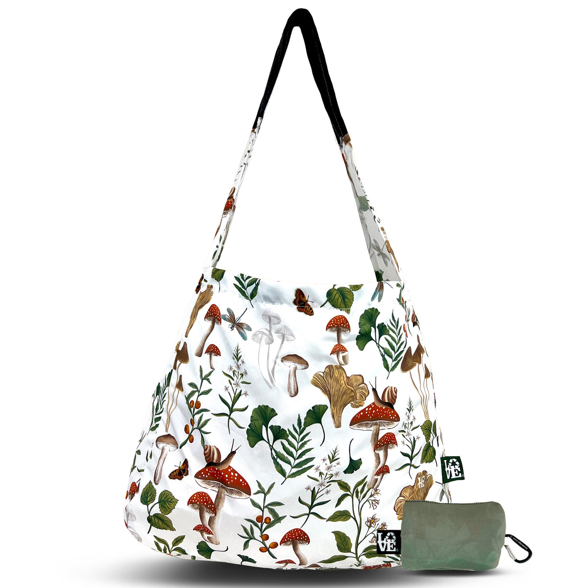 Stash It Tote Bag - Shroom Garden