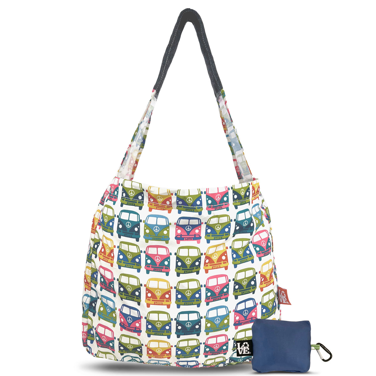Stash It Tote Bag - Love Bus
