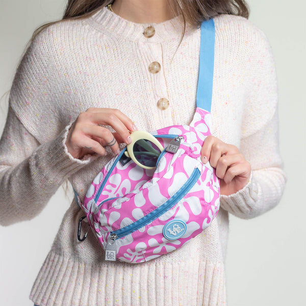 Hip Pack - Groovy LOVE Pink - LOVE Reusable Bags