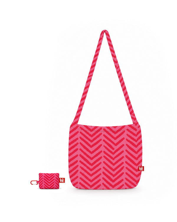 Crossbody Stash It Tote Medium - Reusable Crossbody Bag