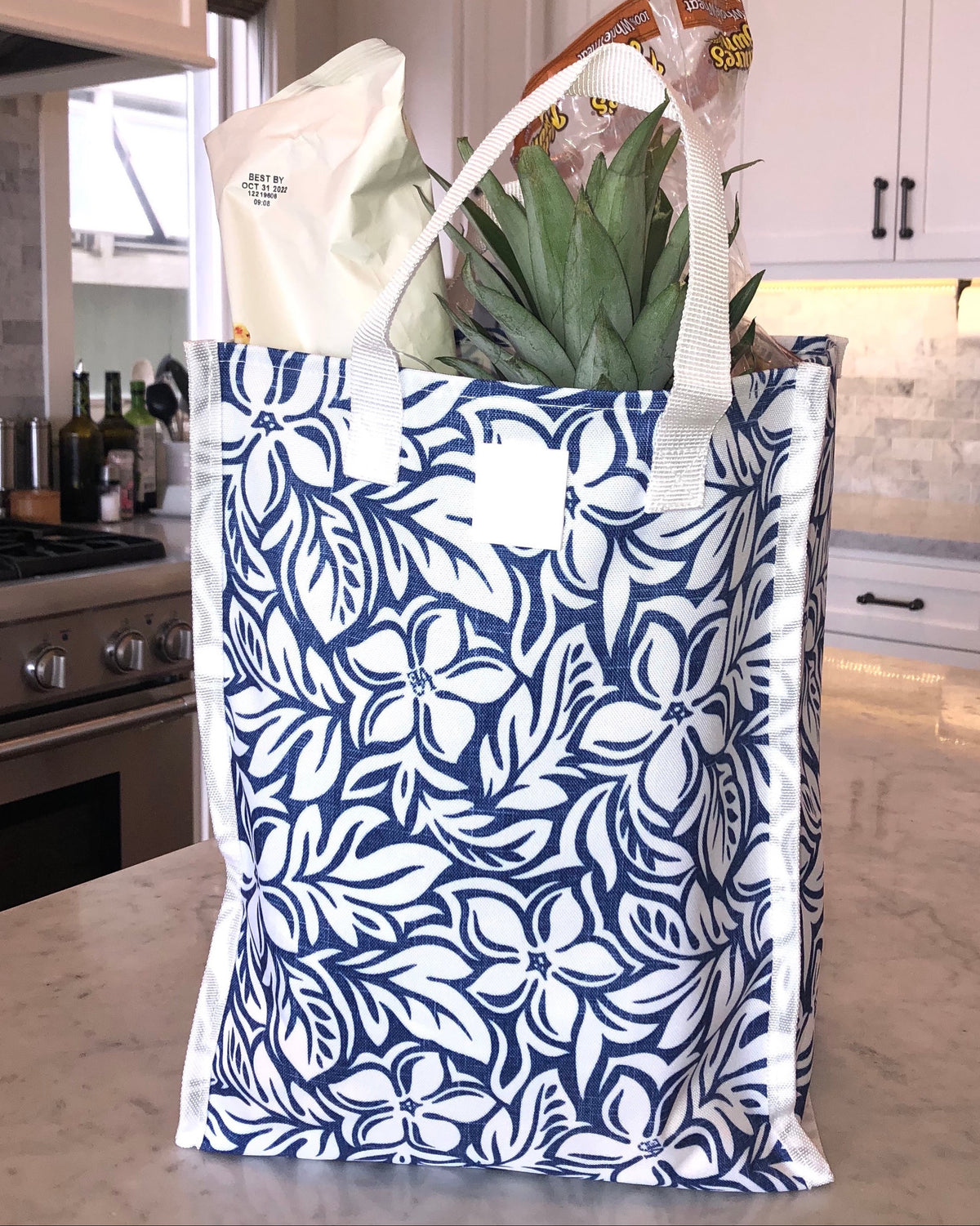LOVE Sack Grocery Bag - Blue Hawaii