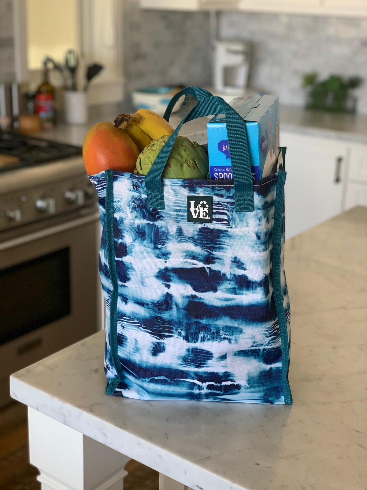 Love Sack Grocery Bag - Ocean Tyde