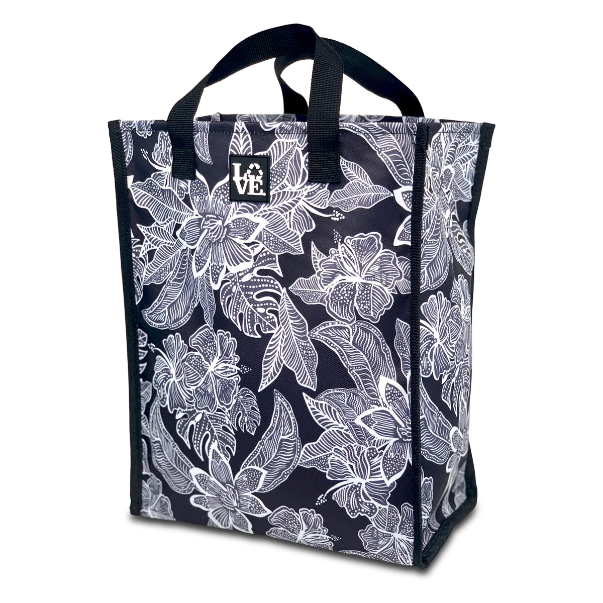 Love Sack Grocery Bag - Dark Tropics