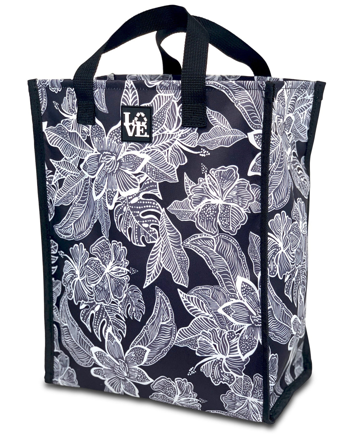 LOVE Sack Grocery Bag — Dark Tropics