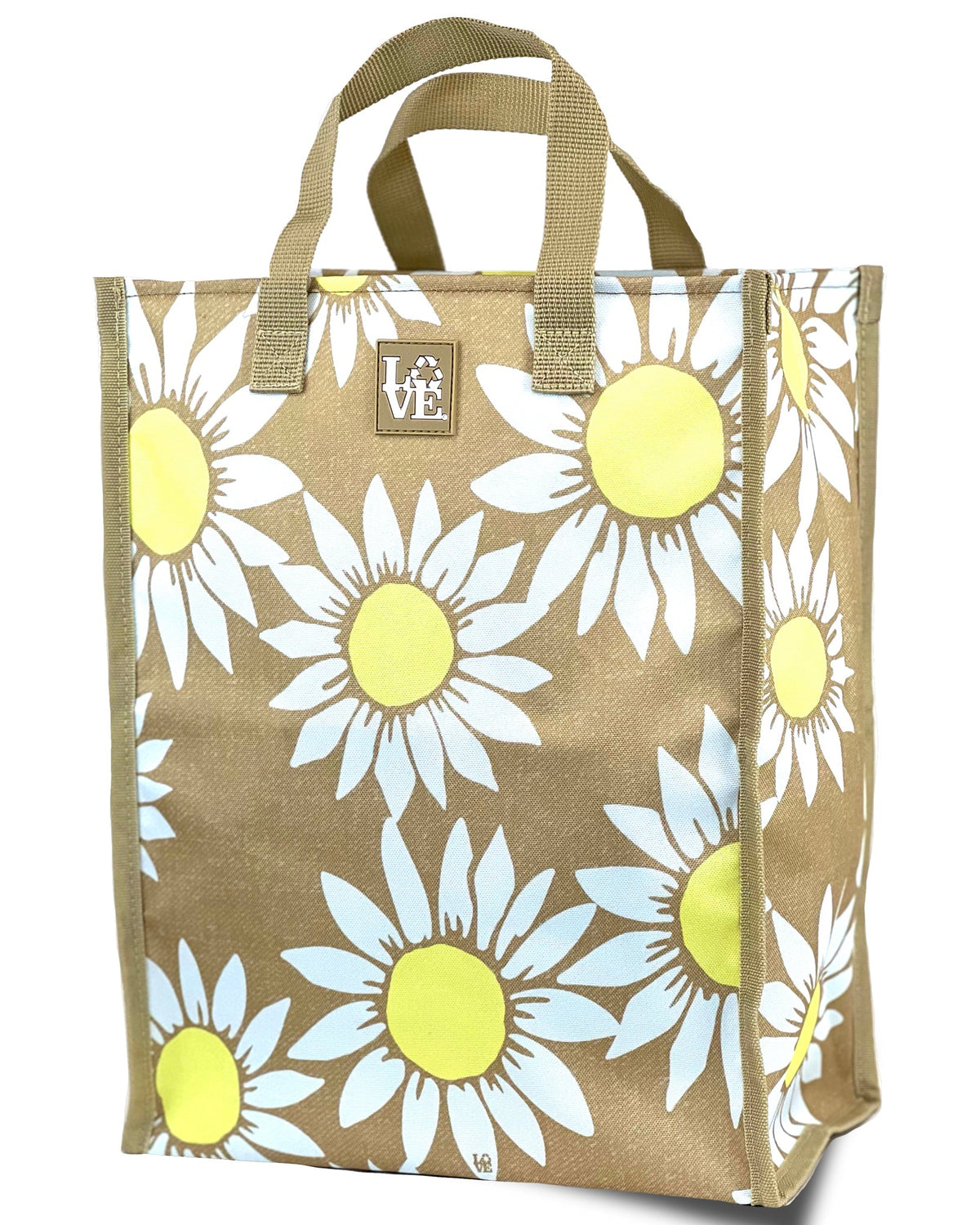 LOVE Sack Grocery Bag — Sunflowers