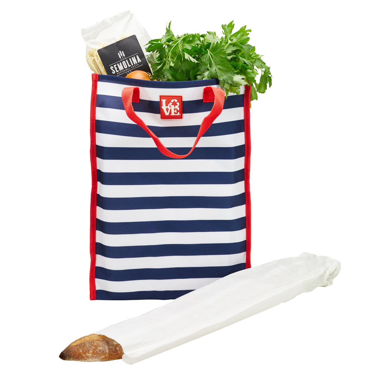 Love Sack Grocery Bag - Anchors Aweigh