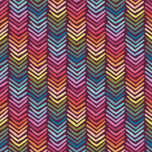 In The Zag Rainbow print