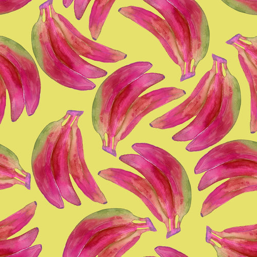 Top Banana Green Pink print