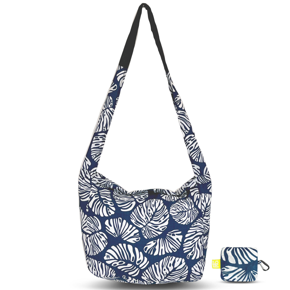 CROSSBODY STASH IT Tote Bag  -  TURTLE BAY (WITH EXTRA LONG STRAP)
