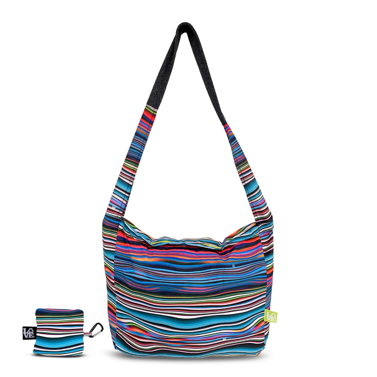 Crossbody Stash It Tote Bag -  Wavy Gravy (with extra long strap) MORE COMING IN JUNE