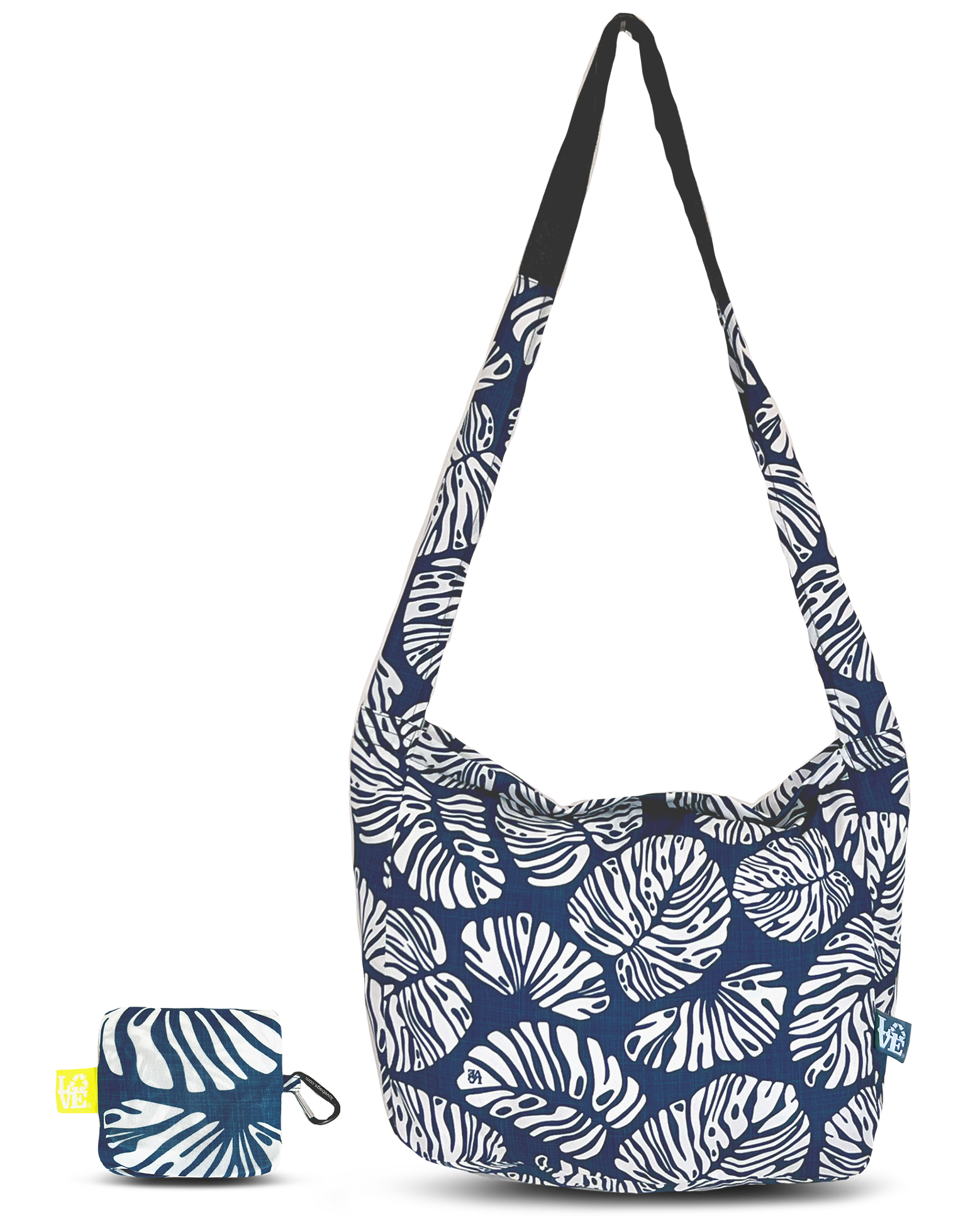 Made From 100% Recycled Plastic Crossbody Stash It Tote Bag — Turtle Bay