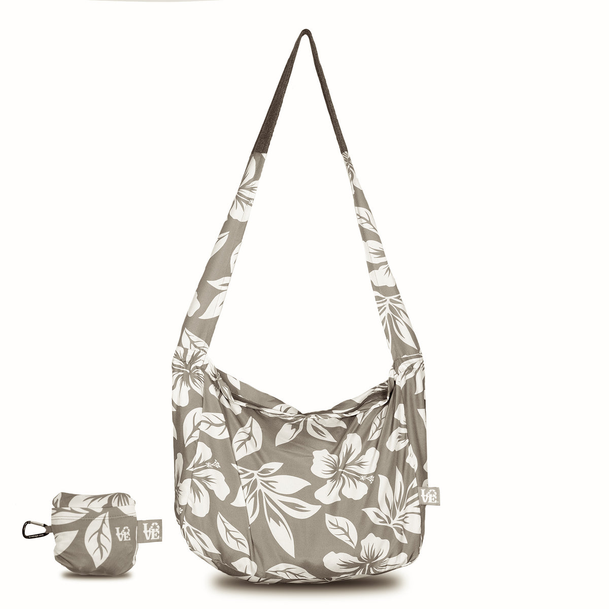 Crossbody Stash It Tote Bag - Shaka Laka (with extra long strap)