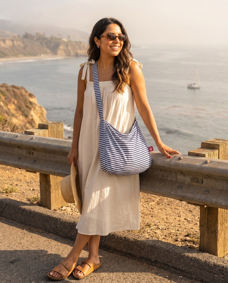 Crossbody Stash It Tote Medium - Reusable Crossbody Bag