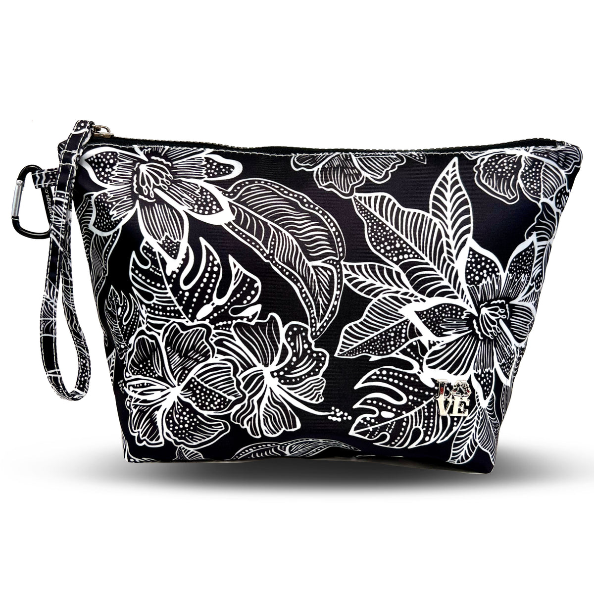 POOL PARTY Water Resistant Pouch - Dark Tropics