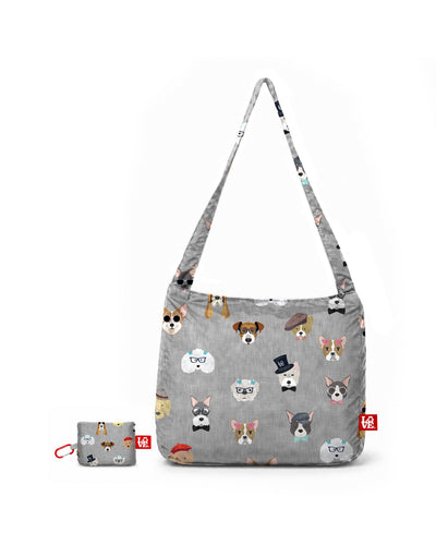 Crossbody Stash It Tote Large - Reusable Crossbody Bag
