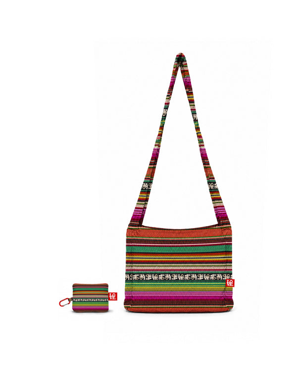 Crossbody Stash It Tote Small - Reusable Crossbody Bag